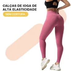 Liouty Calças De Yoga Leggings Esportivos Mulheres Sem Costura Cintura Alta seemless（CK06）