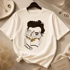 Camiseta Harry Styles Blusa Feminina Show Estampada Camisa Banda Masculina 100% Algodão