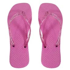 40 PARES de chinelo bico quadrado feminino de dedo borracha sem marca, normal