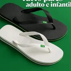 KIT 12 PARES DE CHINELOS COM BANDEIRINHA – CONFORTO, QUALIDADE MELHO preço