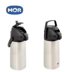 Garrafa Térmica Total Inox Airport Com Alavanca 1,9 Litros Mor Oferta