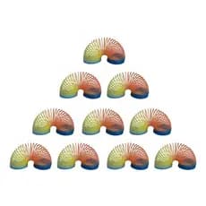 Kit 10 Mola Maluca Brinquedo Infantil Plástico Colorido Prenda Lembrancinha Festa