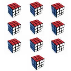 Kit 10 Cubo Mágico Infantil 5cm Estimula Coordenação e Concentração