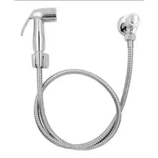 Ducha Higiênica Abs Banheiro Cromada Acionamento 1/4 De Volta