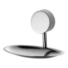 Saboneteira Cromada Parede Metal Luxo Cor Prateado