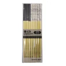 Hashi de Bambu Estilo Mármore 5 pares Importado