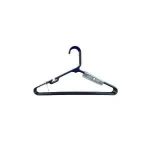 Cabide de Plástico  para Roupas - 6und - Preto