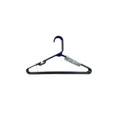 Cabide de Plástico  para Roupas - 6und - Preto
