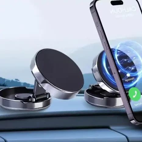CJ-88 Suporte magnético para telefone multifuncional, dobrável Compacto Para Painel 360°