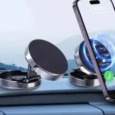 CJ-88 Suporte magnético para telefone multifuncional, dobrável Compacto Para Painel 360°