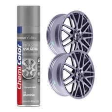 Tinta Spray Chemicolor Alumínio Uso Geral 400ml – Ideal para Rodas e Metais