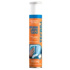 Espuma de Limpeza Tecbril 300ml | Multiuso para Estofados, Tecidos e Plásticos | Limpeza a Seco