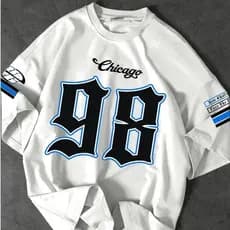 Camiseta T-shirt Chicago 98 Streetwear New Challenge Jersey Premium Urbana Algodão