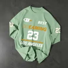Camiseta Verde Dreaming Los Angeles Jersey USA Style Camisa Algodão