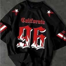 Camiseta T-shirt Unissex Streetwear 96 California Jersey Premium Camisa Confortável