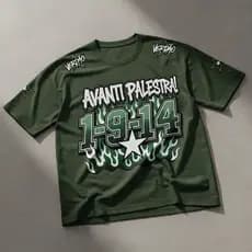 Camiseta Avanti Palestra 1914 Estilo Jersey Futebol Roupa Casual Algodão