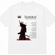 Camiseta Djavan Samurai Unissex Estampa Artística Música Brasileira Algodão