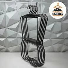 Kit 5 Cabides Silhueta Adulto - Alta Resistência