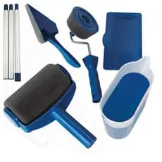 Kit 6 Peças Rolo De Pintura Inteligente Com Reservatório Sem Sujar Snel Home