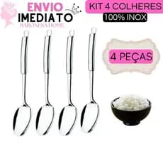 Colher de Arroz Grande Colher de Servir Grande Concha de Arroz 30 CM Aço Inox Ideal Para Restaurantes Lanchonetes
