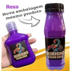 Tonalizante Scorpion’s Color Hair 200ml – Tonalizante Capilar Adulto e Infantil ( Roxo )