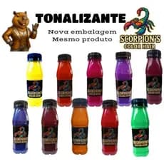 Tonalizante Scorpion’s Color Hair 200ml / Uso Adulto e Infantil ( NOVA EMBALAGEM MESMO PRODUTO )
