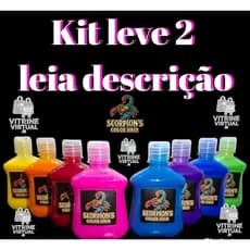KIT LEVE 2 / solicite as cores desejadas no chat Tonalizante Scorpion’s Color Hair 200ml / Uso Adulto e Infantil