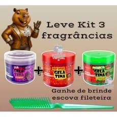 Kit Gelatina Modeladora e Ativadora – 3 Fragrâncias + Brinde Exclusivo