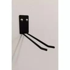 Suporte Para Vassouras E Rodos - 30cm - Em Metal - Preto