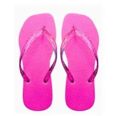 34 PARES de chinelo bico quadrado feminino de dedo borracha sem marca, normal