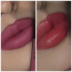Kit Hannah Beauty: 1Batom Matte + 1Gloss Labial, Laura & Liz, Hidratante - Longa Duração, Promoção Atacado, Volume. TOP