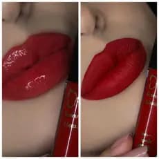 Kit Hannah Beauty: 1Batom Matte + 1Gloss Labial, Hannah & Bianca, Hidratante Longa Duração, Promoção Atacado, Volume.TOP