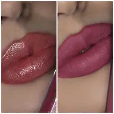 Kit Hannah Beauty: 1Batom Matte + 1Gloss Labial, Laura & Lara, Hidratante - Longa Duração, Promoção Atacado, Volume. TOP