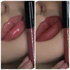 Kit Hannah Beauty: 1Batom Matte + 1Gloss Labial, Sarah & Sofhia, Hidratante Longa Duração, Promoção Atacado, Volume. TOP