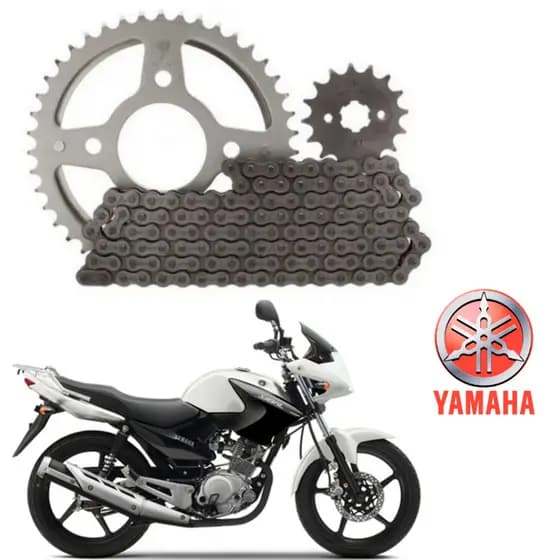 Relação Transmissão Tração Yamaha YBR 125 Factor 2000- 2013