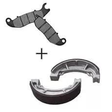 Pastilha de Freio + Patins de Freio Titan 150 - 2009 a 2015.