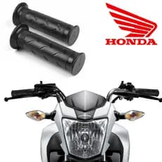 Par Manopla Preta Honda Titan Fan Start CG 125 150 160 Modelo Original