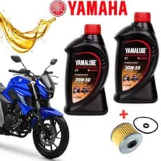 Oleo 20w50 Original Yamaha Yamalube + Filtro de Oleo Fazer 250 Lander 250