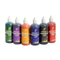 Tinta de Pincel para Quadro Branco Não mancha 120ml Carinon Mix Rende 25 Recargas