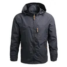 Jaqueta de Caminhada Masculina da Moda para Primavera e Outono, Jaqueta à Prova de Vento, Jaqueta Masculina para Esporte