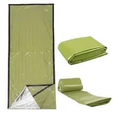 Saco De Dormir Emergência Térmico Compacto Leve Impermeável Sobrevivência Camping Outdoor Isolamento Frio Resgate Trilha