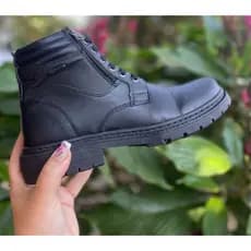 Bota Casual Masculina Cano Alto Ziper Urbana Para Dia A Dia