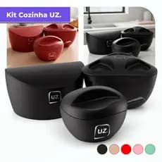 Kit Farinheiro Saleiro e Açucareiro com Colher Cozinha Premium Condimento