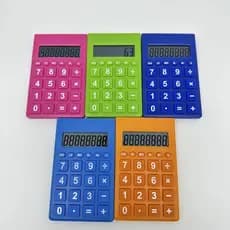 2026 novo estilo de cor Solar calculadora fina ao ar livre portátil calculadora eletrônica contabilidade pequena calcula