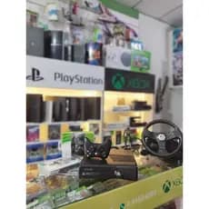 Console Xbox 360 Slim Original Microsoft – Desbloqueado com HD + 1 Controle Sem Fio + Jogos Inclusos