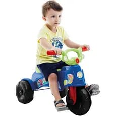 Triciclo Velotrol Infantil Ta Te Tico Calesita Azul/Rosa Premium