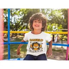 Camiseta Infantil Garfield Roupa Infantil Garfield Roupa Infantil Meninos Camiseta do Garfield Camiseta Infatil