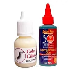 Kit Com Salon Pro 30sec e Cola De Cílios Postiços Ludurana