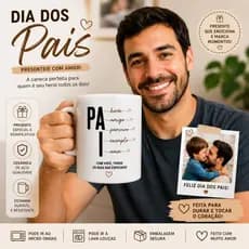 Caneca Dia dos Pais | Presente Personalizado