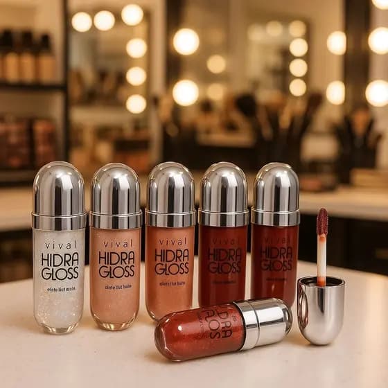 Gloss Labial Vivai Hidra Gloss - Hidratação 24h com Brilho Espelhado